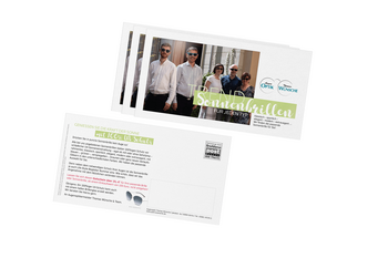 Werbepostkarte personalisiert Görlitz Sonnenbrillenaktion Augenoptik Wünsche 2018