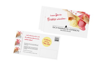 Werbepostkarte Görlitz Sommeraktion Schwind's Erben 2016