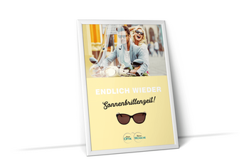 Plakat Görlitz Sonnenbrillen Augenoptik Wünsche 2017