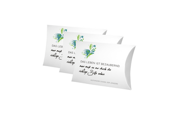 Kissenschachtel für Give-Aways Görlitz Augenoptik Thomas Wünsche