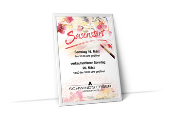 Plakat Görlitz Saisonstart F/S Schwind's Erben 2016