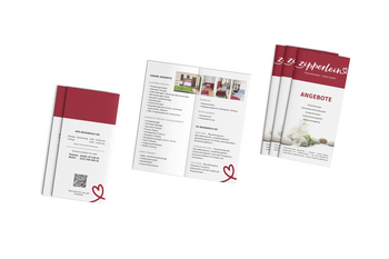 Flyer 4-seitig Görlitz Angebote Physiotherapie Zipperlein