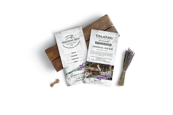 Flyer 2-seitig Einladung Görlitz Geschenkeshop Petra Mittrach