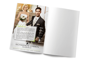 Anzeige Hochzeitsmagazin Modehaus Schwind's Erben Görlitz