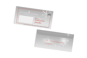 Briefumschlag Görlitz Weihnachten Modehaus Schwind's Erben 2014