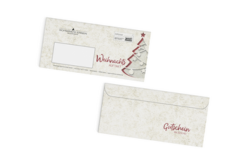 Briefumschlag Görlitz Weihnachten Modehaus Schwind's Erben 2016