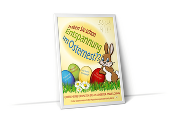 Plakat Görlitz Gutscheine Physiotherapie Kliese