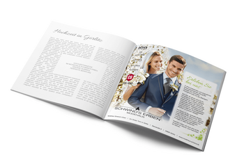 Anzeige Hochzeitsmagazin Modehaus Schwind's Erben Görlitz