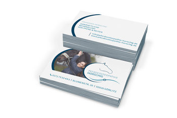 Visitenkarte Görlitz Pferdeosteopathie Horschig