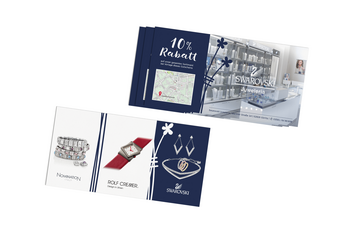 Flyer 2-seitig Görlitz Swarovski Juweleria