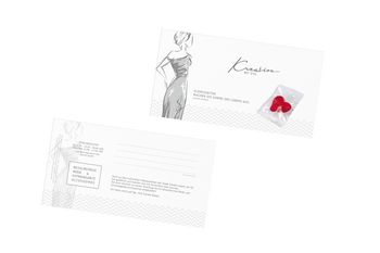 Karte mit kleiner Süßigkeit Kreation mit Stil Carola Glaser Görlitz