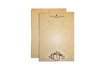 Briefpapier Görlitz Modehaus Schwind's Erben Weihnachten