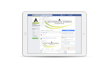 Erstellung Facbookseite Görlitz Modehaus Schwind's Erben