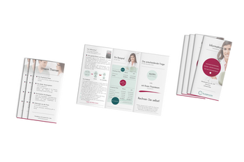 Flyer 6-seitig Einladung Zahnarztseminar