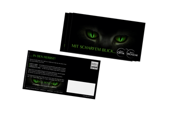 Werbepostkarte personalisiert Görlitz Augenoptik Wünsche 2013