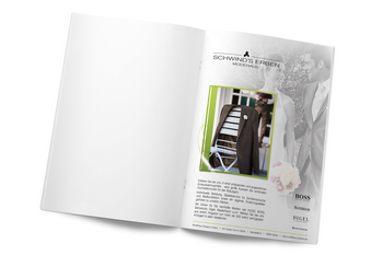 Anzeige Hochzeitsmagazin Modehaus Schwind's Erben Görlitz