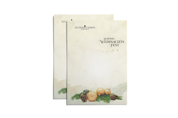 Briefpapier Weihnachten Görlitz Modehaus Schwind's Erben 2020