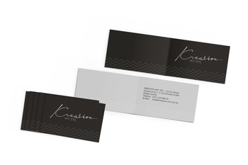 Klapp-Visitenkarte Kreation mit Stil Carola Glaser Görlitz