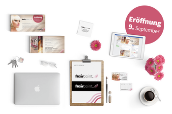 Corporate Design Friseursalon Hairpoint Görlitz