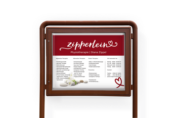 Außenwerbung Magnetfolie Görlitz Physiotherapie Zipperlein