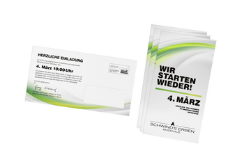 Werbepostkarte Görlitz Neueröffnung Schwind's Erben 2017